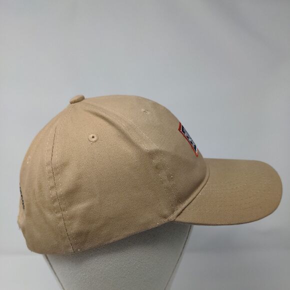 USO Support Our Heroes Slideback Hat Tan OSFA Adjustable Embroidered - Picture 4 of 8